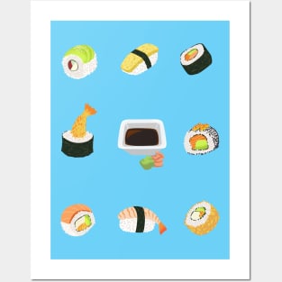 Sushi Posters and Art